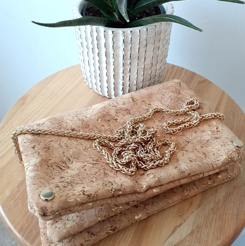 Gold Speckled Cork Mini Handbag - Picture 2 of 13